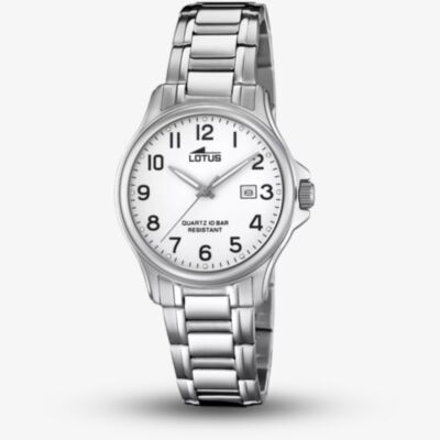 Lotus Ladies Classic Stainless Steel White Dial Watch L18655/1