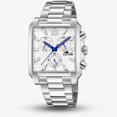 Lotus Mens Stainless Steel Chronograph Square Dial Watch L18850/1