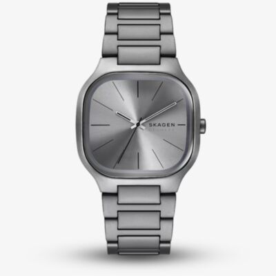 Skagen Mens Mellem Grey Square Dial Watch SKW6936