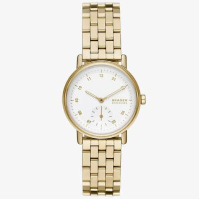 Skagen Kuppel Lille Mens Gold Watch SKW3102