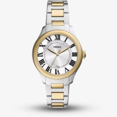 Fossil Ladies Gilmore Two Tone Three Hand Watch ES5396