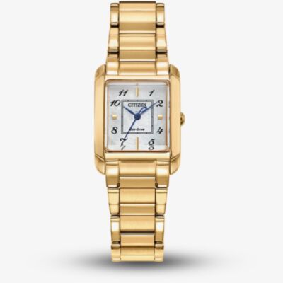 Citizen Ladies L Bianca Gold Tone Mother Of Pearl Dial Watch EW5602-57D