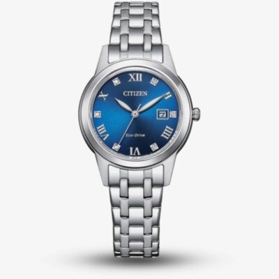 Citizen Ladies Eco 29mm Blue Dial Watch FE1240-81L