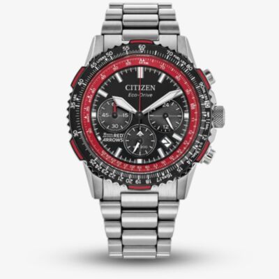 Citizen Mens Red Arrows Promaster Air Navihawk Black Dial Watch CA4666-56E