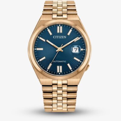 Citizen Mens Tsuyosa 60 Blue Dial Automatic Watch NK0023-57L