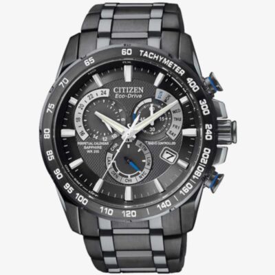Citizen Mens PCAT Sapphire Black Bracelet Watch AT4007-54E