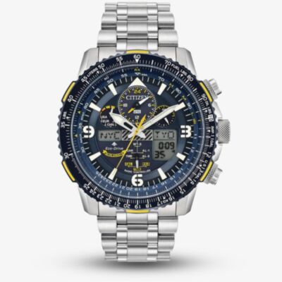 Citizen Mens Promaster Skyhawk A-T Blue Angels Bracelet Watch JY8078-52L
