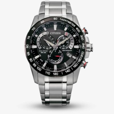 Citizen Mens Eco-Drive Perpetual Chrono A-T Bracelet Watch CB5898-59E