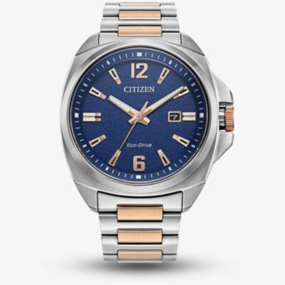 Citizen Eco Drive Two Tone Rose Gold Plated Watch AW1726-55L