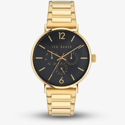 Ted Baker Black & Gold Watch BKPPGF3079I