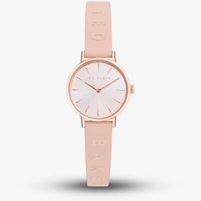 Ted Baker Rose Gold & Nude Dial Logo Watch BKPSTF4029I