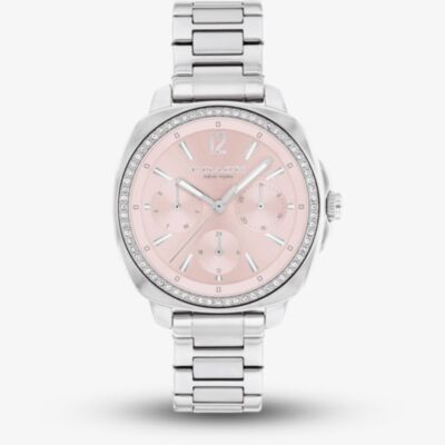 Coach Ladies Kitt Pink Dial Bracelet Watch 14504392