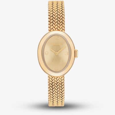 Coach Ladies Sammy Gold Tone Mesh Bracelet Watch 14504567