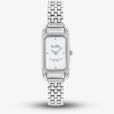 Coach Ladies Cadie Silver Bracelet Watch 14504035