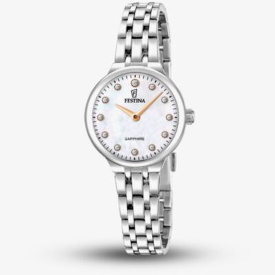 Festina Ladies Mademoiselle Crystal Dial Watch F20744/1