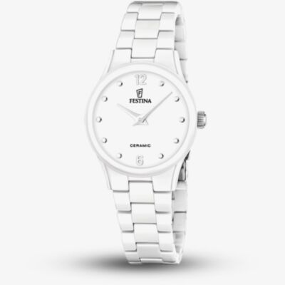 Festina Ladies Ceramic White Watch F20751/1