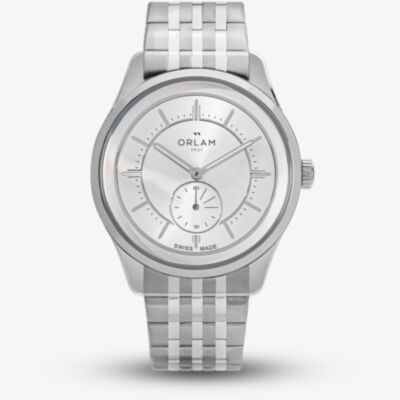 Orlam Mens Echo Silver Dial Bracelet Watch ORSSBEC005