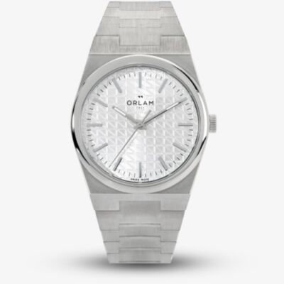 Orlam Mens Elan Silver Dial Bracelet Watch ORSSBEL006