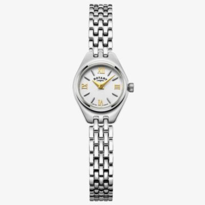 Rotary Traditional White & Gold Dial Watch LB05125/70