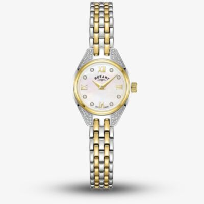 Rotary Ladies Cocktail Two-Tone Mother Of Pearl Dial Watch RLB05141/21