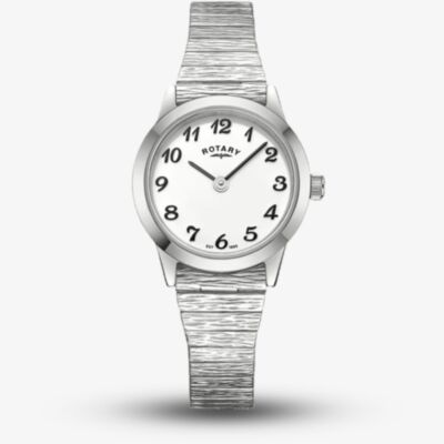 Rotary Ladies Heritage Expander White Dial Watch RLB10029/01
