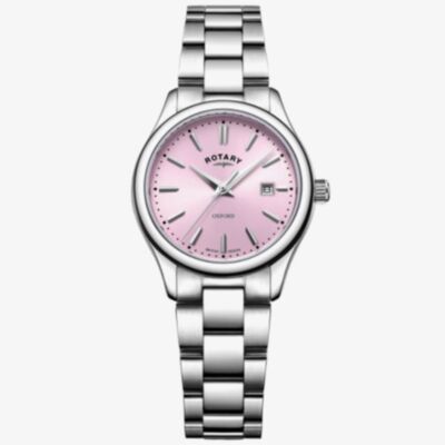 Rotary Ladies Oxford Pink Dial Watch LB05092/76