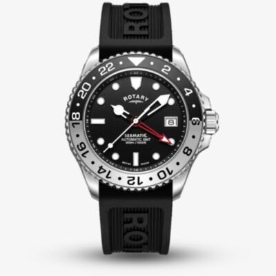 Rotary Seamatic Automatic GMT Black Watch GS04378/97