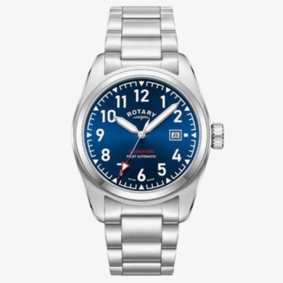 Rotary 1895 Pilot Automatic Blue Dial Watch GB05470/52