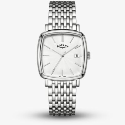 Rotary Mens Heritage Astoria Silver Watch RGB05307/08