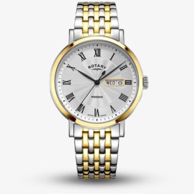Rotary Mens Heritage Two-Tone Watch GB05421/01