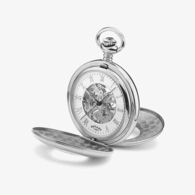 Rotary Mens Double Half Hunter Pocket Watch MP00712-01