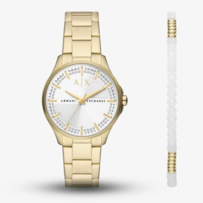 Armani Exchange Hampton Watch & Bracelet Set AX7139SET