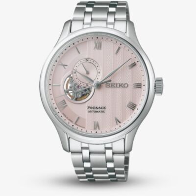 Seiko Mens Presage Zen Garden Kyoto Cherry Blossom Watch SSA465J1
