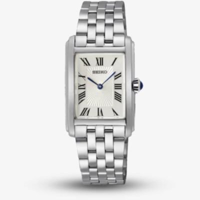 Seiko Ladies Classic White Dial Bracelet Watch SWR083P1