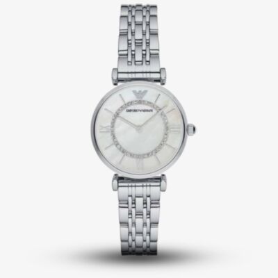 Emporio Armani Ladies Silver Bracelet Watch AR1908
