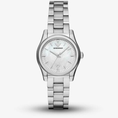 Emporio Armani Ladies Federica Mother of Pearl Watch AR11557