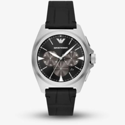 Emporio Armani Mens Nicola Chronograph Strap Watch AR11430