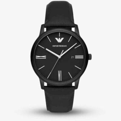 Emporio Armani Mens Minimalistic Black Watch AR11573