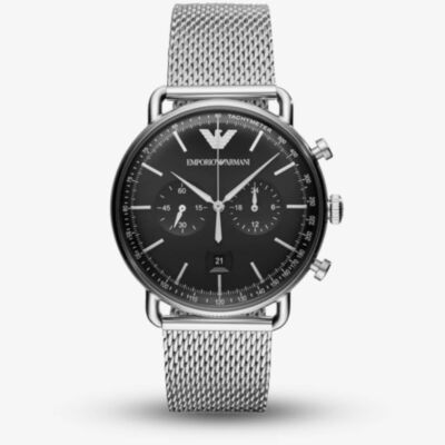 Emporio Armani Mens Chronograph Bracelet Watch AR11104