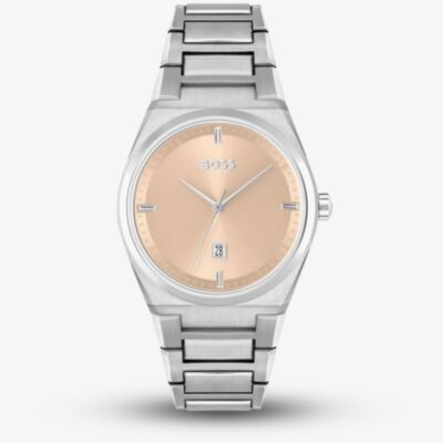 BOSS Steer Pink Crystal Watch 1502670