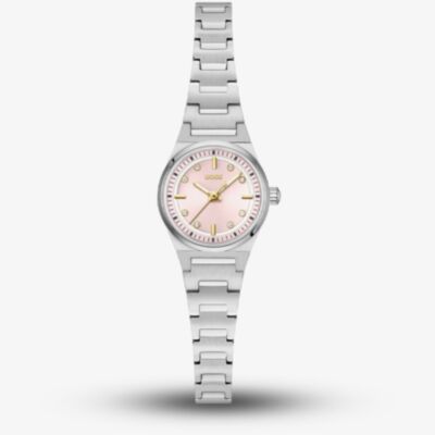 BOSS Ladies Candor Gracey Pink Dial Bracelet Watch 1502860