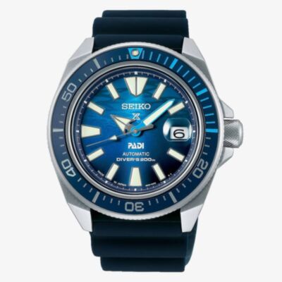 Seiko Mens Prospex "Great Blue" Samurai Scuba Padi Special Edition Watch SRPJ93K1