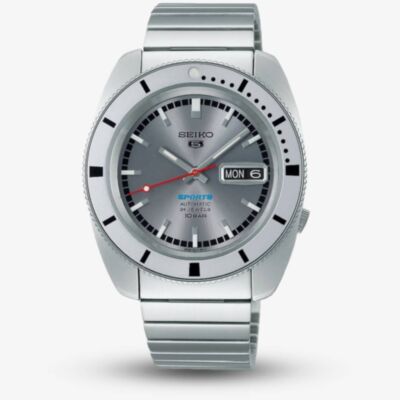 Seiko Limited Edition 5 Sports Ash Blue 1968 Recreation Watch SRPL03K1