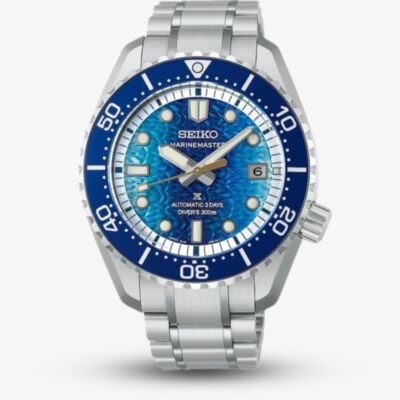 Seiko Mens Limited Edition Prospex Marinemaster JAMSTEC 1968 Blue Dial Watch HBF002J1