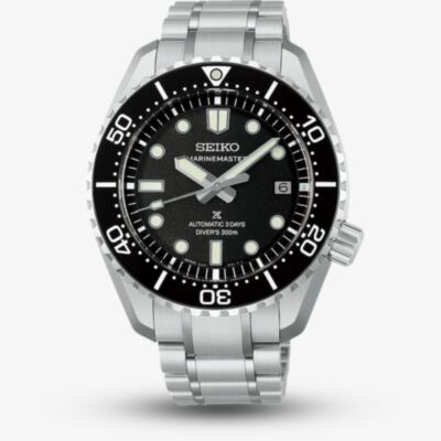 Seiko Mens Limited Edition Prospex Marinemaster 1968 Heritage Black Dial Watch HBF001J1