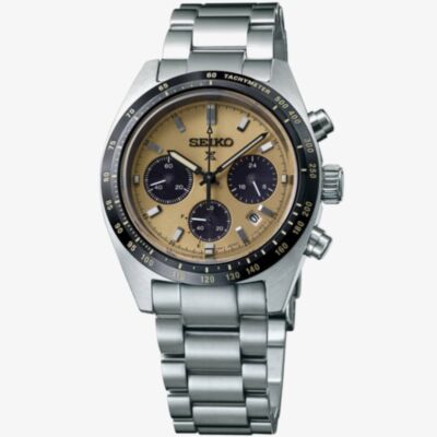 Seiko Mens Prospex Speedtimer Solar 1969 Recreation Watch SSC817P1
