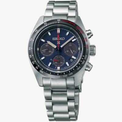 Seiko Mens Prospex Speedtimer Solar 1969 Recreation Watch SSC815P1