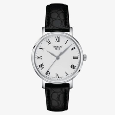 Tissot Everytime Black Leather Watch T143.210.16.033.00