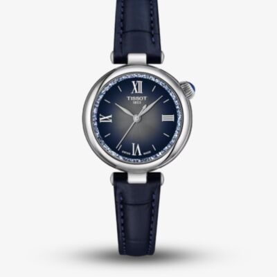 Tissot Ladies Desire Blue Leather Strap Watch T152.010.16.038.01