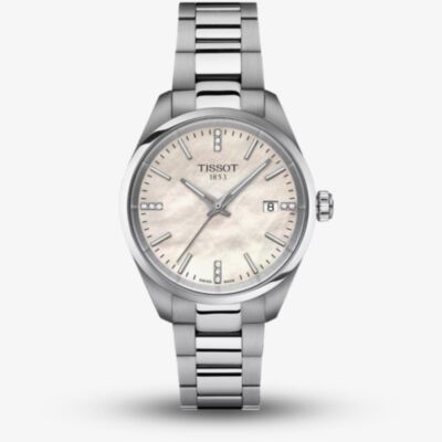 Tissot Ladies PR 100 Mother Of Pearl Dial Diamond Set Watch T150.210.11.116.00